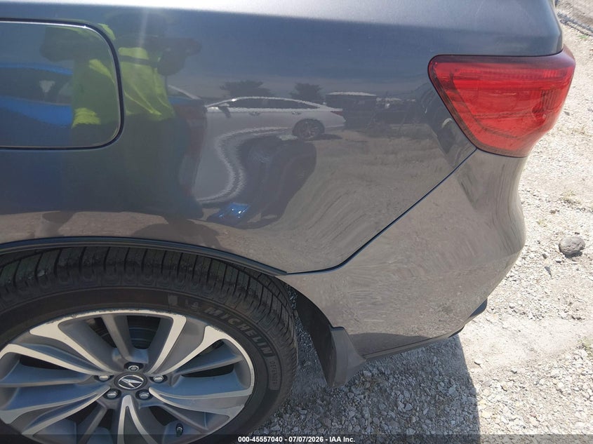 2017 Acura Mdx VIN 5FRYD4H52HB023967 IAAI salvage auction — Burn Engine, Salvage (Iowa), sold $1,500 on 2026-07-29 (photo 6)