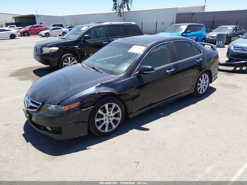 2006 Acura Tsx VIN JH4CL96816C017448 IAAI salvage auction — LEFT FRONT, Salvage (California), sold $350 on 2026-07-17 (photo 2)