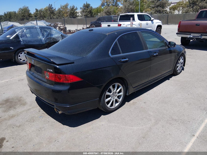 2006 Acura Tsx VIN JH4CL96816C017448 IAAI salvage auction — LEFT FRONT, Salvage (California), sold $350 on 2026-07-17 (photo 4)