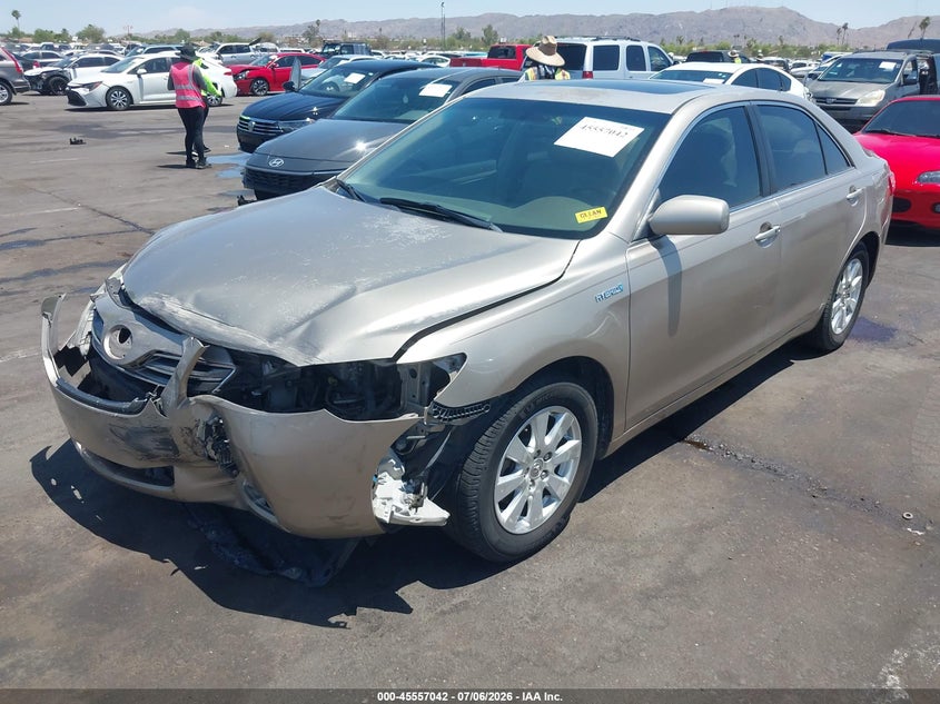 2007 Toyota Camry hybrid VIN JTNBB46K773039434 IAAI salvage auction — FRONT END, Salvage (Arizona), sold $25 on 2026-07-28 (photo 2)