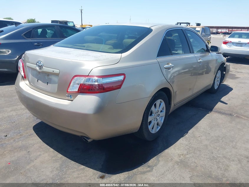 2007 Toyota Camry hybrid VIN JTNBB46K773039434 IAAI salvage auction — FRONT END, Salvage (Arizona), sold $25 on 2026-07-28 (photo 4)