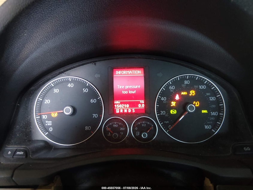2008 Volkswagen Eos VIN WVWBA71F78V023419 IAAI salvage auction — NORMAL WEAR, Clear (Tennessee), sold $350 on 2026-07-20 (photo 7)