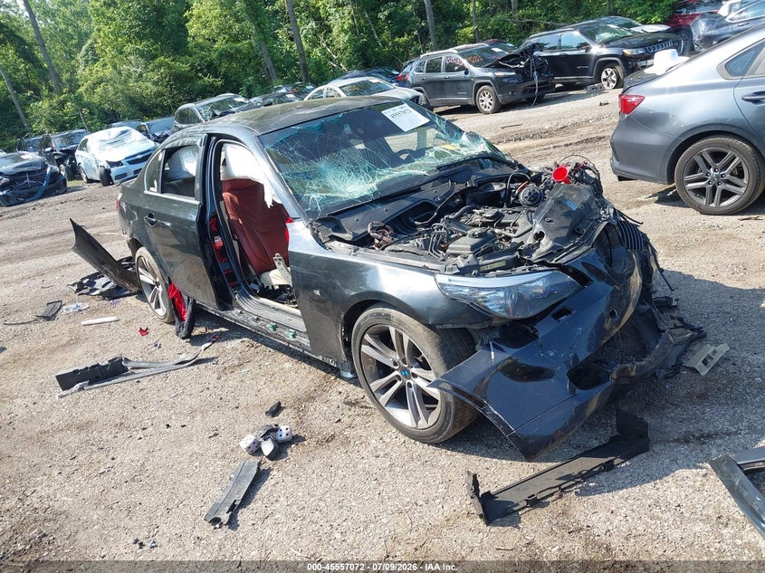 2008 BMW 5 series VIN WBANV93598CW56501 IAAI salvage auction — FRONT & REAR, Salvage (Ohio), sold $275 on 2026-08-05 (photo 1)