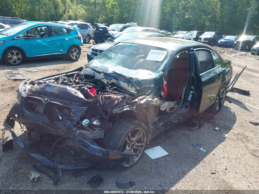 2008 BMW 5 series VIN WBANV93598CW56501 IAAI salvage auction — FRONT & REAR, Salvage (Ohio), sold $275 on 2026-08-05 (photo 2)