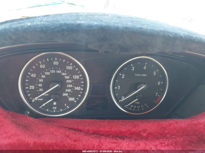 2008 BMW 5 series VIN WBANV93598CW56501 IAAI salvage auction — FRONT & REAR, Salvage (Ohio), sold $275 on 2026-08-05 (photo 7)