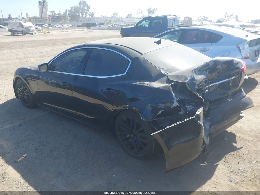 2015 Maserati Ghibli VIN ZAM57XSA3F1158606 IAAI salvage auction — REAR END, Lien Papers (California), sold $200 on 2026-07-15 (photo 3)
