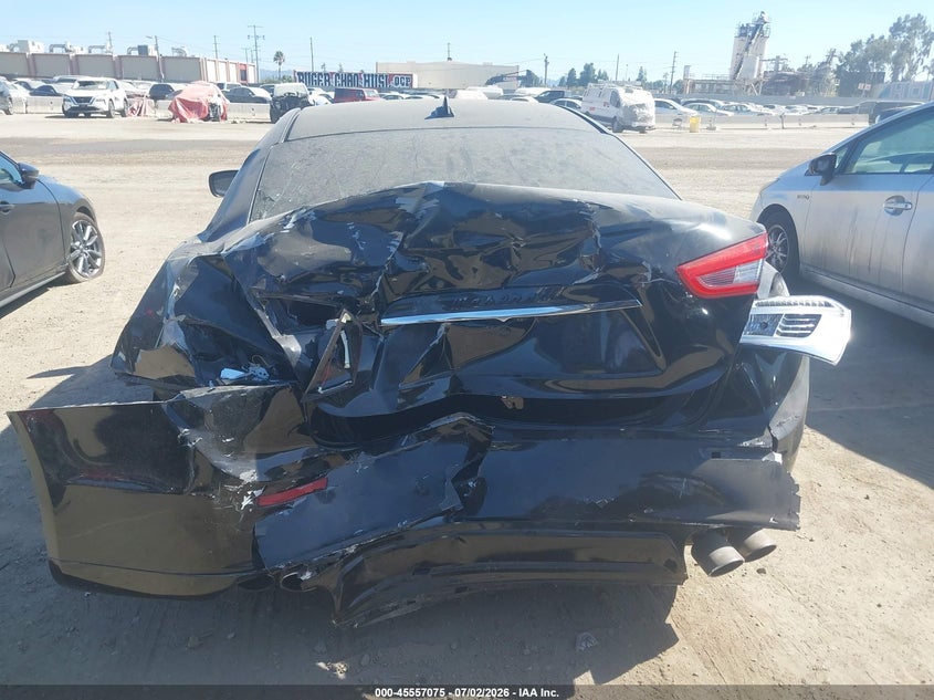 2015 Maserati Ghibli VIN ZAM57XSA3F1158606 IAAI salvage auction — REAR END, Lien Papers (California), sold $200 on 2026-07-15 (photo 6)