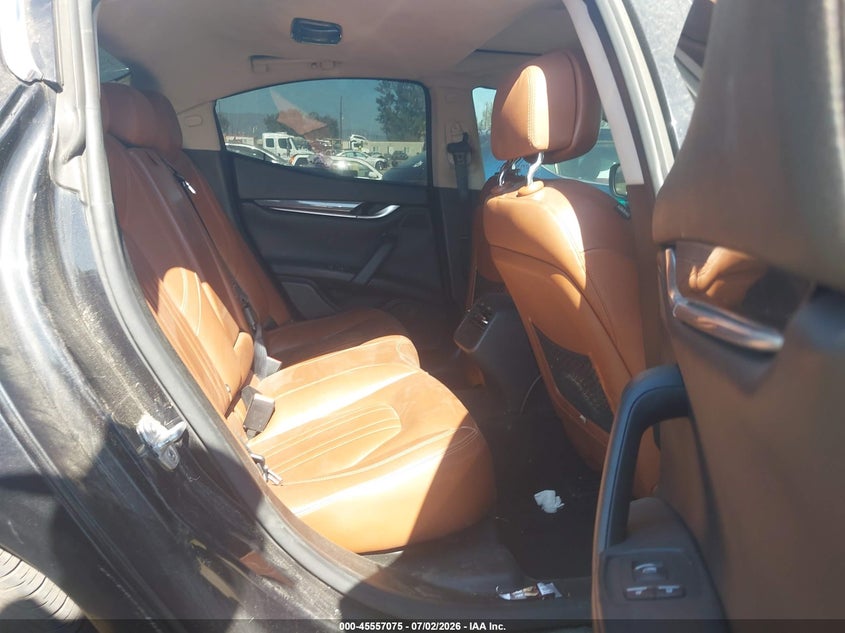 2015 Maserati Ghibli VIN ZAM57XSA3F1158606 IAAI salvage auction — REAR END, Lien Papers (California), sold $200 on 2026-07-15 (photo 8)