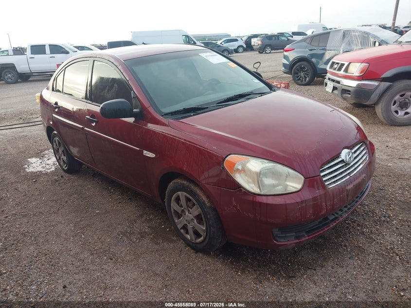 2007 Hyundai Accent VIN KMHCN46C37U157320 IAAI salvage auction — NORMAL WEAR, Original (Texas), sold $225 on 2026-07-29 (photo 1)