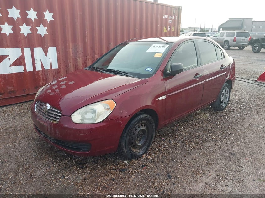 2007 Hyundai Accent VIN KMHCN46C37U157320 IAAI salvage auction — NORMAL WEAR, Original (Texas), sold $225 on 2026-07-29 (photo 2)