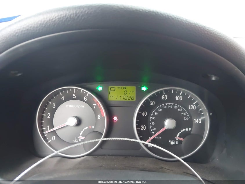 2007 Hyundai Accent VIN KMHCN46C37U157320 IAAI salvage auction — NORMAL WEAR, Original (Texas), sold $225 on 2026-07-29 (photo 7)