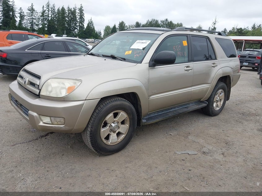 2004 Toyota 4runner VIN JTEZT14R248002994 IAAI salvage auction — NORMAL WEAR, Clear (Washington), sold $3,425 on 2026-07-15 (photo 2)