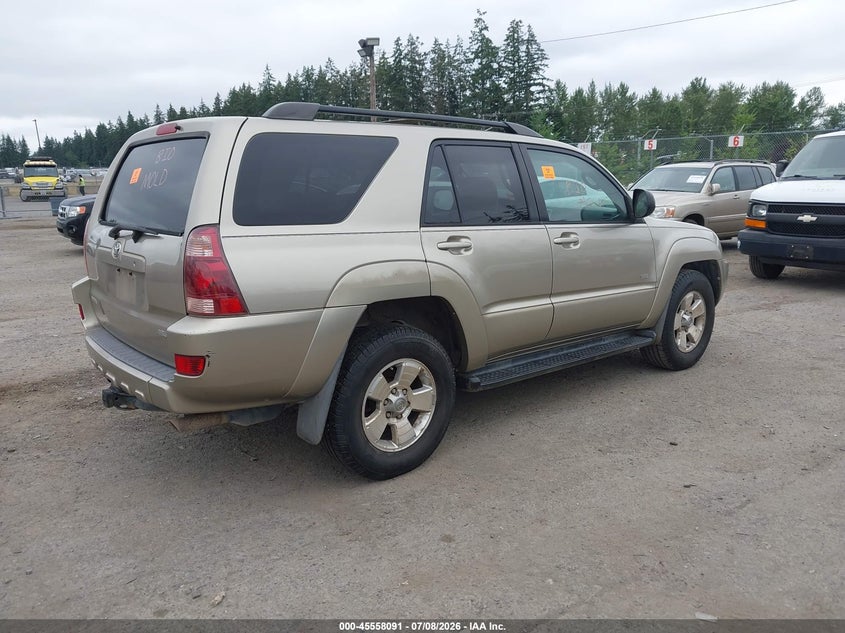 2004 Toyota 4runner VIN JTEZT14R248002994 IAAI salvage auction — NORMAL WEAR, Clear (Washington), sold $3,425 on 2026-07-15 (photo 4)