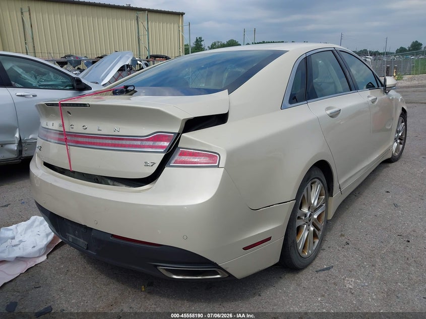 2016 Lincoln Mkz VIN 3LN6L2GK3GR607004 IAAI salvage auction — RIGHT FRONT, Previous Salvage (Michigan), sold $650 on 2026-07-22 (photo 4)