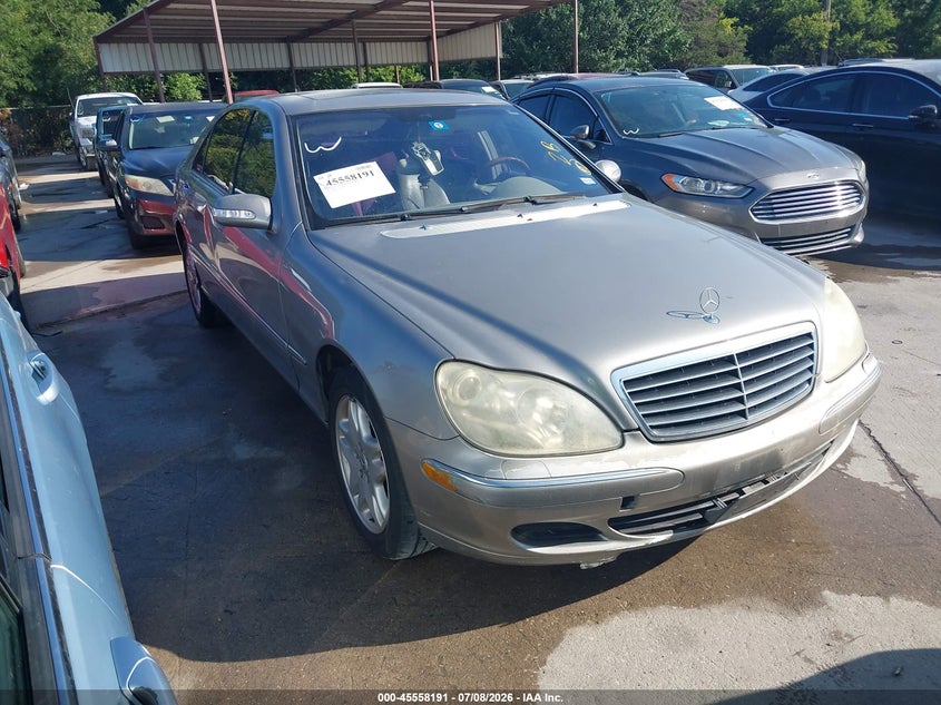 2003 Mercedes-benz S class VIN WDBNG75JX3A327420 IAAI salvage auction — NORMAL WEAR, Original (Texas), sold $25 on 2026-07-29 (photo 1)