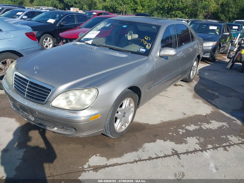 2003 Mercedes-benz S class VIN WDBNG75JX3A327420 IAAI salvage auction — NORMAL WEAR, Original (Texas), sold $25 on 2026-07-29 (photo 2)