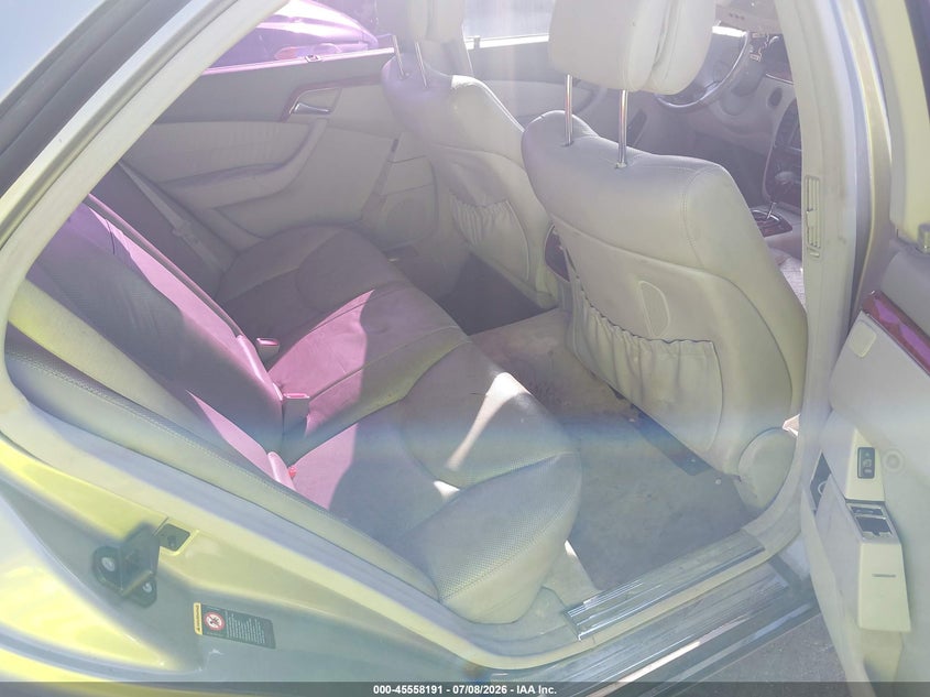 2003 Mercedes-benz S class VIN WDBNG75JX3A327420 IAAI salvage auction — NORMAL WEAR, Original (Texas), sold $25 on 2026-07-29 (photo 8)