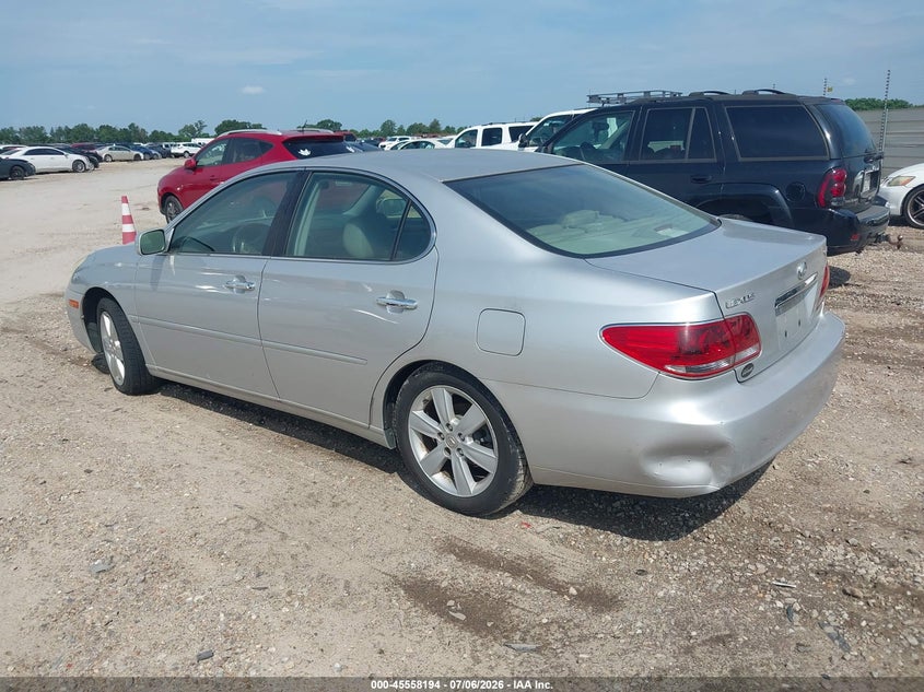 2005 Lexus Es 330 VIN JTHBA30G255137065 IAAI salvage auction — NORMAL WEAR, Clear (Alabama), sold $250 on 2026-07-28 (photo 3)