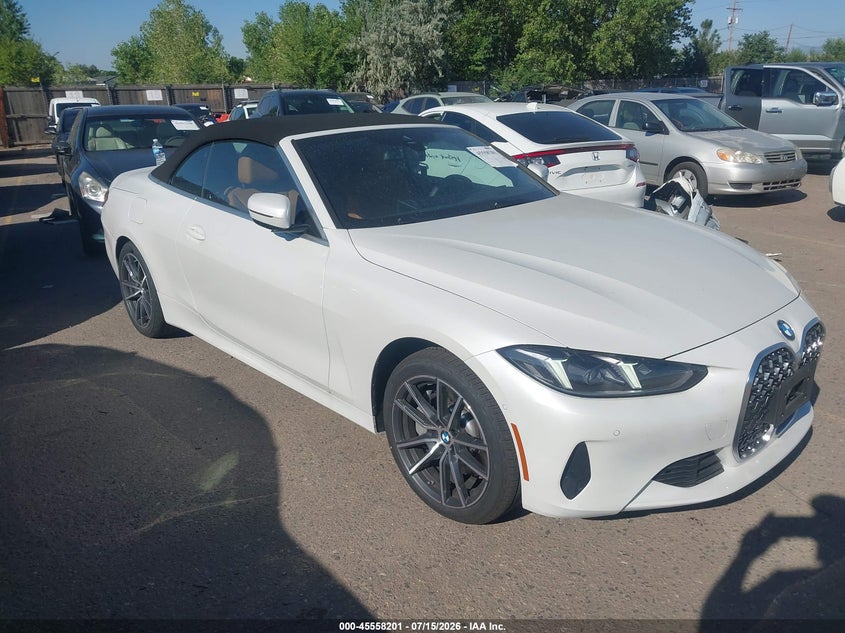 2026 BMW 4 Series VIN WBA53DB07VCX79496 — IAAI salvage auction photo