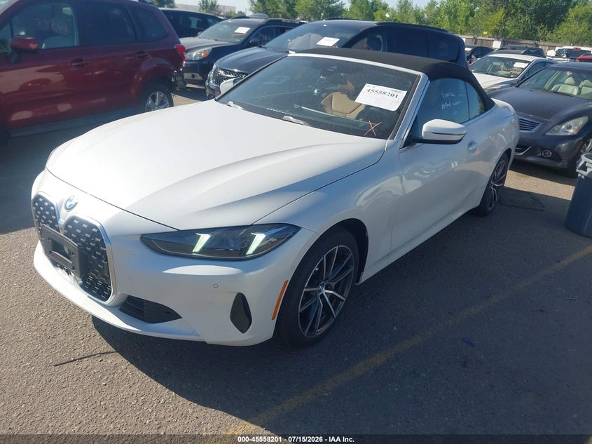2026 BMW 4er VIN WBA53DB07VCX79496 IAAI salvage auction — UNKNOWN, Clear (Colorado), sold $23,500 on 2026-08-04 (photo 2)