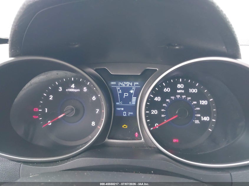 2013 Hyundai Veloster VIN KMHTC6AD5DU099692 IAAI salvage auction — NORMAL WEAR, Clear (Pennsylvania), sold $750 on 2026-07-31 (photo 7)