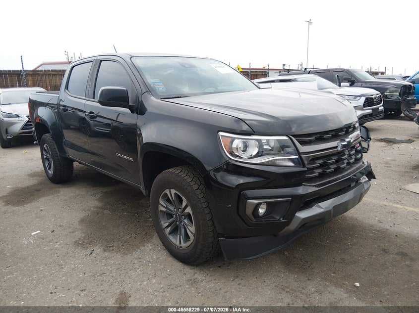 2021 Chevrolet Colorado VIN 1GCGTDENXM1278308 — IAAI salvage auction photo