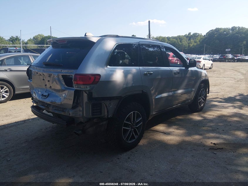 2021 Jeep Grand cherokee VIN 1C4RJFBG3MC618564 IAAI salvage auction — REAR END, Salvage Title, sold $7,200 on 2026-08-01 (photo 4)