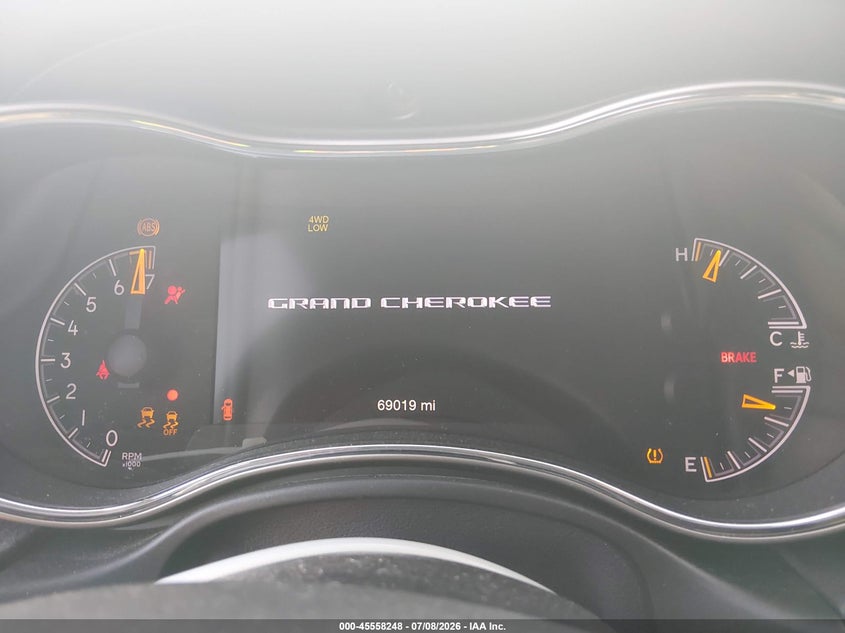 2021 Jeep Grand cherokee VIN 1C4RJFBG3MC618564 IAAI salvage auction — REAR END, Salvage Title, sold $7,200 on 2026-08-01 (photo 7)