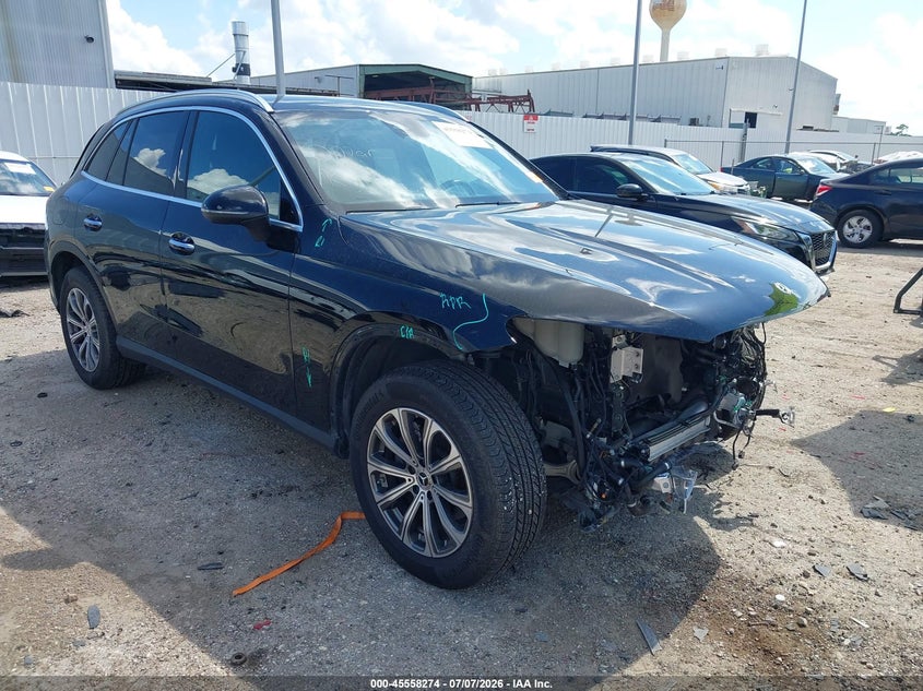 2025 Mercedes-benz Glc VIN W1NKM4GB4SF299609 IAAI salvage auction — FRONT END, Original (Texas), sold $16,100 on 2026-08-21 (photo 1)