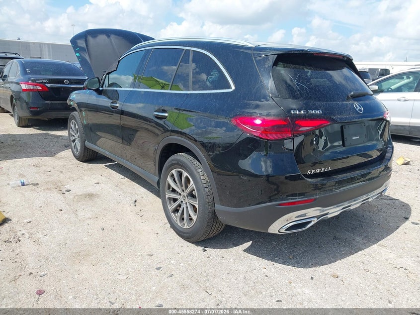 2025 Mercedes-benz Glc VIN W1NKM4GB4SF299609 IAAI salvage auction — FRONT END, Original (Texas), sold $16,100 on 2026-08-21 (photo 3)
