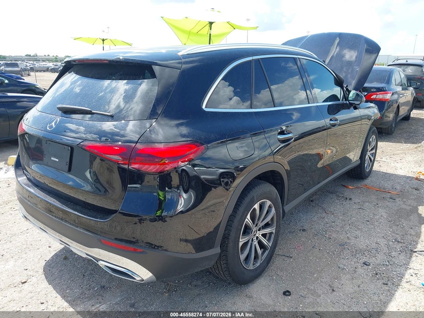 2025 Mercedes-benz Glc VIN W1NKM4GB4SF299609 IAAI salvage auction — FRONT END, Original (Texas), sold $16,100 on 2026-08-21 (photo 4)