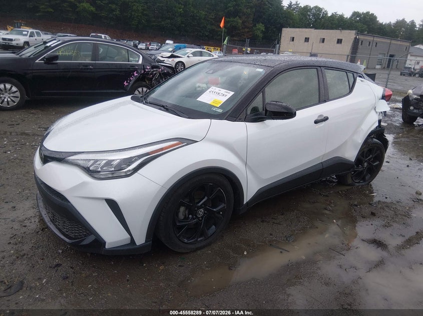 2022 Toyota C-hr VIN JTNKHMBX6N1133037 IAAI salvage auction — LEFT REAR, Salvage (Massachusetts), sold $8,600 on 2026-09-09 (photo 2)
