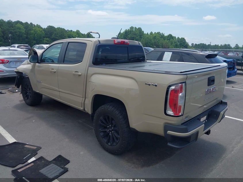 2021 Gmc Canyon VIN 1GTG6CEN8M1173302 IAAI salvage auction — FRONT END, Salvage (North Carolina), sold $6,500 on 2026-07-31 (photo 3)