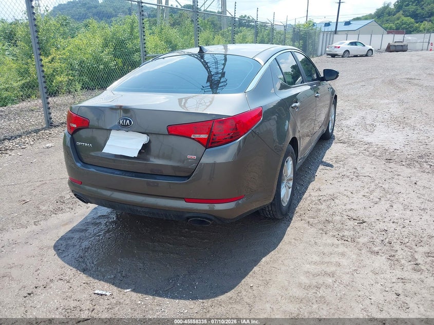 2013 Kia Optima VIN 5XXGM4A7XDG183319 IAAI salvage auction — NORMAL WEAR, Clear (Pennsylvania), sold $500 on 2026-07-28 (photo 4)