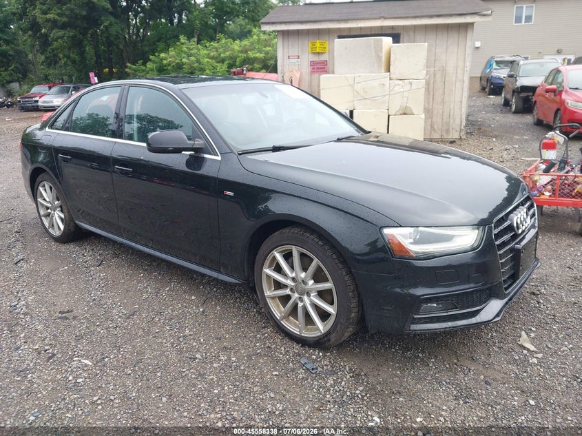 2014 Audi A4 VIN WAUFFAFL2EN001500 IAAI salvage auction — NORMAL WEAR, Clear (Pennsylvania), sold $1,350 on 2026-07-21 (photo 1)