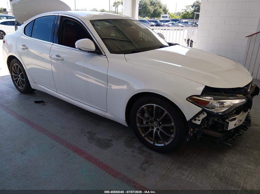 2020 Alfa romeo Giulia VIN ZARFAMAN3L7635904 IAAI salvage auction — FRONT END, Rebuildable (Florida), sold $6,775 on 2026-08-19 (photo 1)