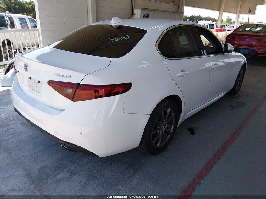 2020 Alfa romeo Giulia VIN ZARFAMAN3L7635904 IAAI salvage auction — FRONT END, Rebuildable (Florida), sold $6,775 on 2026-08-19 (photo 4)
