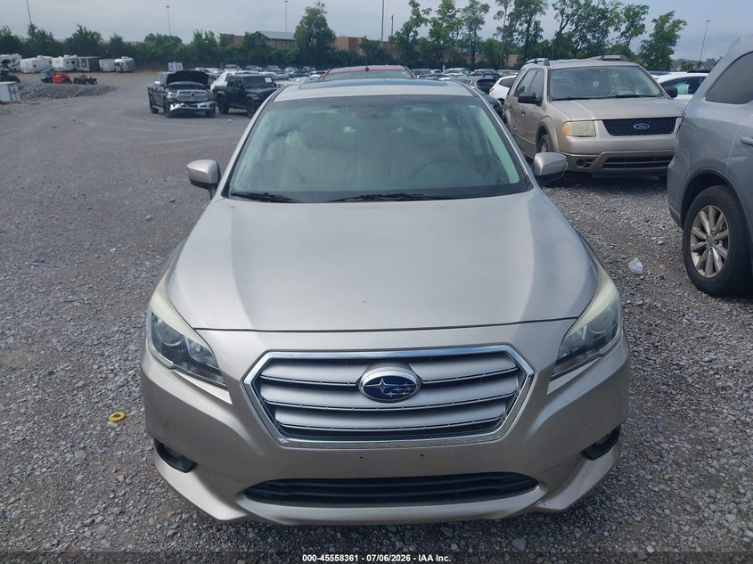 2015 Subaru LEGACY VIN 4S3BNBN69F3058862 IAAI salvage auction — NORMAL WEAR, Clear (Tennessee), sold $2,075 on 2026-07-23 (photo 6)