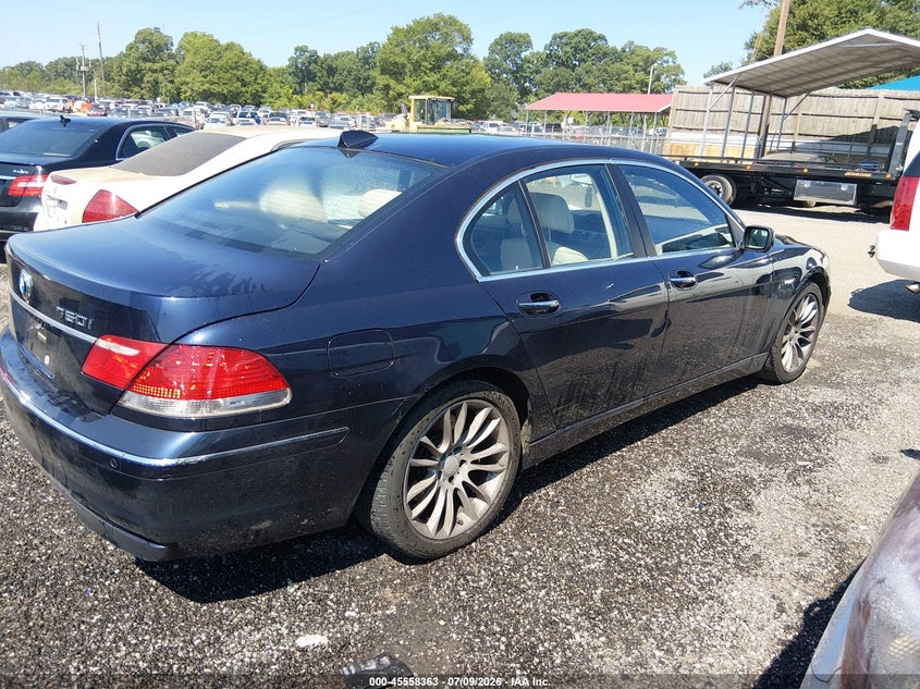 2008 BMW 7 series VIN WBAHL83578DT14147 IAAI salvage auction — NORMAL WEAR, Repossession Paperwork (South Carolina), sold $400 on 2026-08-04 (photo 4)