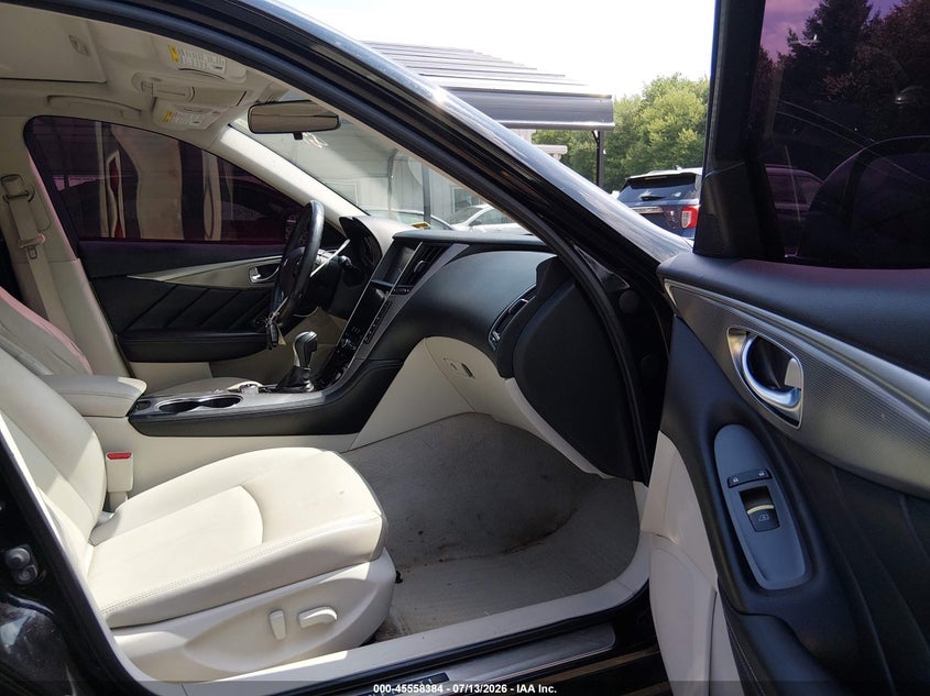 2015 Infiniti Q50 VIN JN1BV7AR2FM404132 IAAI salvage auction — REAR END, Wait Title, sold $1,150 on 2026-08-02 (photo 5)