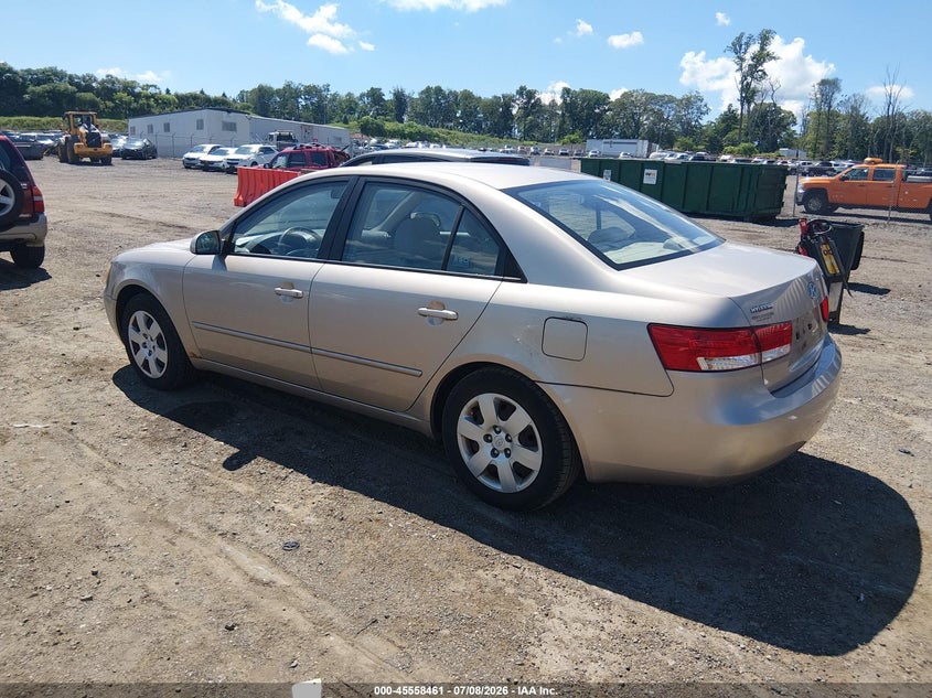 2007 Hyundai Sonata VIN 5NPET46C17H279428 IAAI salvage auction — NORMAL WEAR, Clear (New Jersey), sold $400 on 2026-07-16 (photo 3)