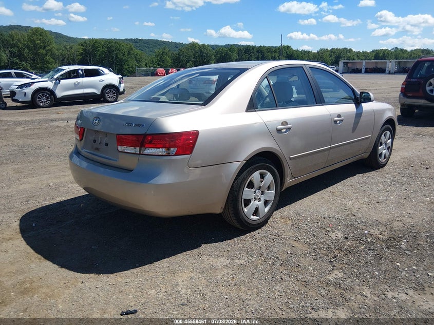 2007 Hyundai Sonata VIN 5NPET46C17H279428 IAAI salvage auction — NORMAL WEAR, Clear (New Jersey), sold $400 on 2026-07-16 (photo 4)