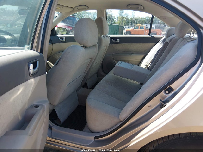 2007 Hyundai Sonata VIN 5NPET46C17H279428 IAAI salvage auction — NORMAL WEAR, Clear (New Jersey), sold $400 on 2026-07-16 (photo 8)