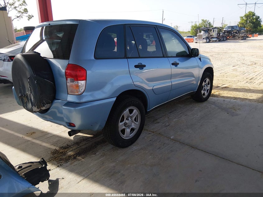 2003 Toyota Rav4 VIN JTEGH20V930084950 IAAI salvage auction — FRONT END, Rebuildable (Florida), sold $475 on 2026-07-28 (photo 4)