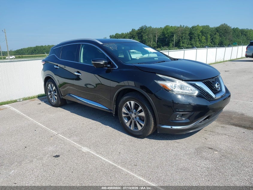 2015 Nissan Murano VIN 5N1AZ2MH8FN204719 IAAI salvage auction — LEFT SIDE, Salvage (Indiana), sold $1,350 on 2026-08-02 (photo 1)