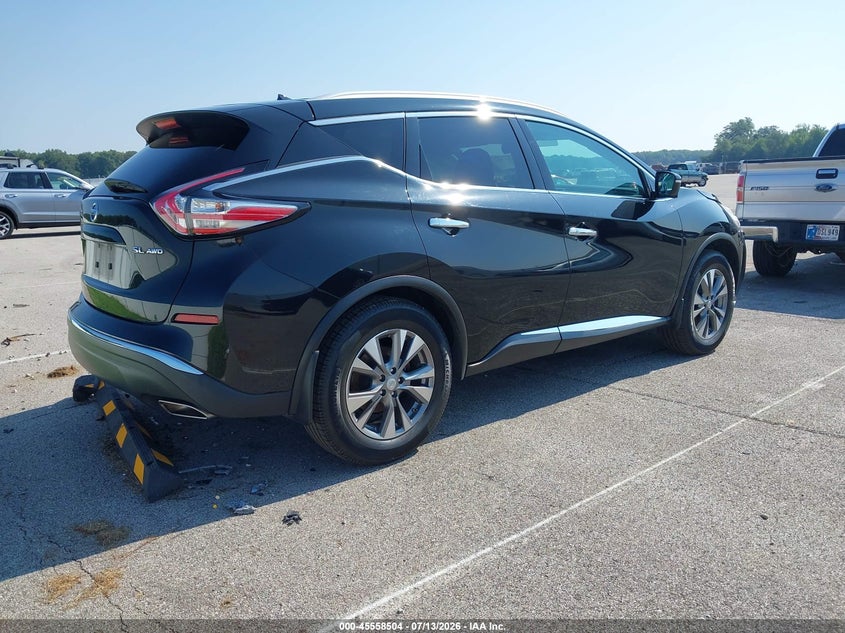 2015 Nissan Murano VIN 5N1AZ2MH8FN204719 IAAI salvage auction — LEFT SIDE, Salvage (Indiana), sold $1,350 on 2026-08-02 (photo 4)