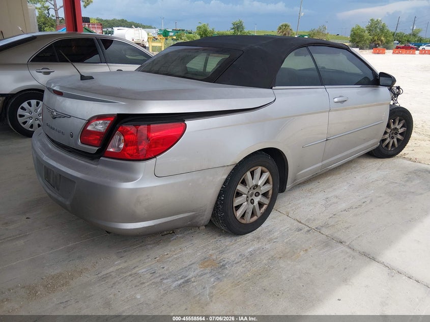 2008 Chrysler Sebring VIN 1C3LC45K08N209182 IAAI salvage auction — FRONT END, Rebuildable (Florida), sold $275 on 2026-07-18 (photo 4)