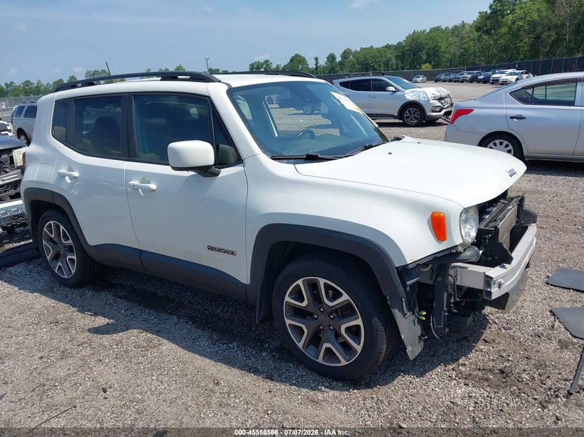 2018 Jeep Renegade VIN ZACCJABB9JPG70575 IAAI salvage auction — LEFT FRONT, Clear (South Carolina), sold $1,900 on 2026-08-13 (photo 1)