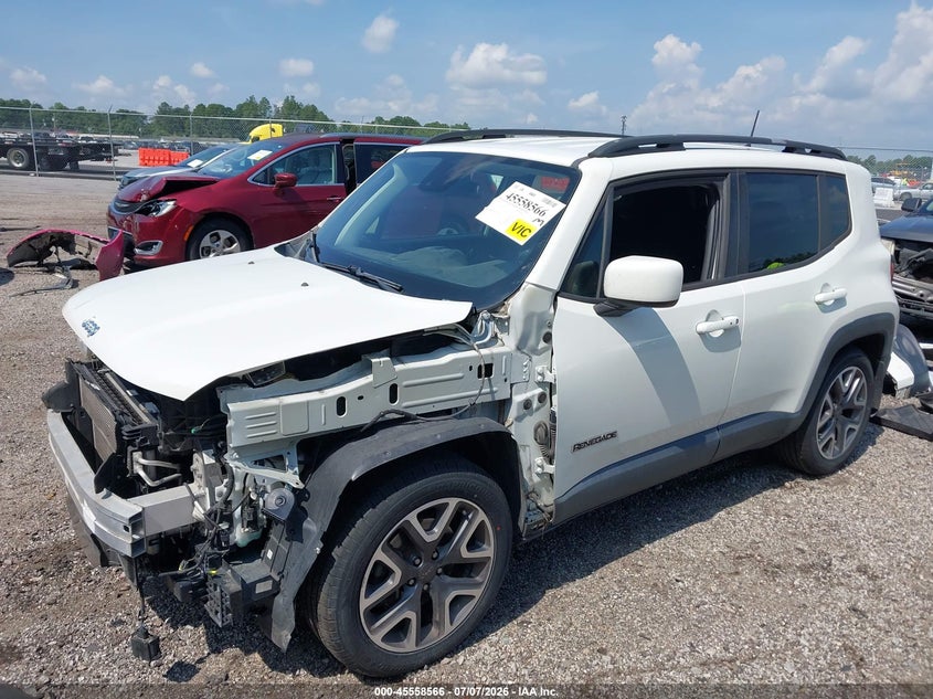 2018 Jeep Renegade VIN ZACCJABB9JPG70575 IAAI salvage auction — LEFT FRONT, Clear (South Carolina), sold $1,900 on 2026-08-13 (photo 2)