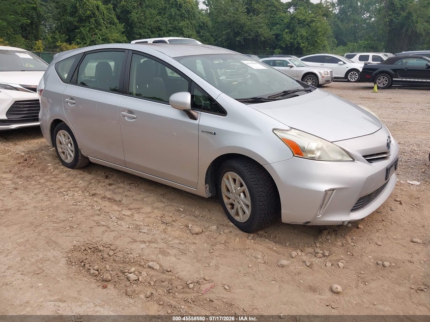 2013 Toyota Prius v VIN JTDZN3EU4D3210398 IAAI salvage auction — NORMAL WEAR, Clear-Dealer Only (West Virginia), sold $1,450 on 2026-07-23 (photo 1)
